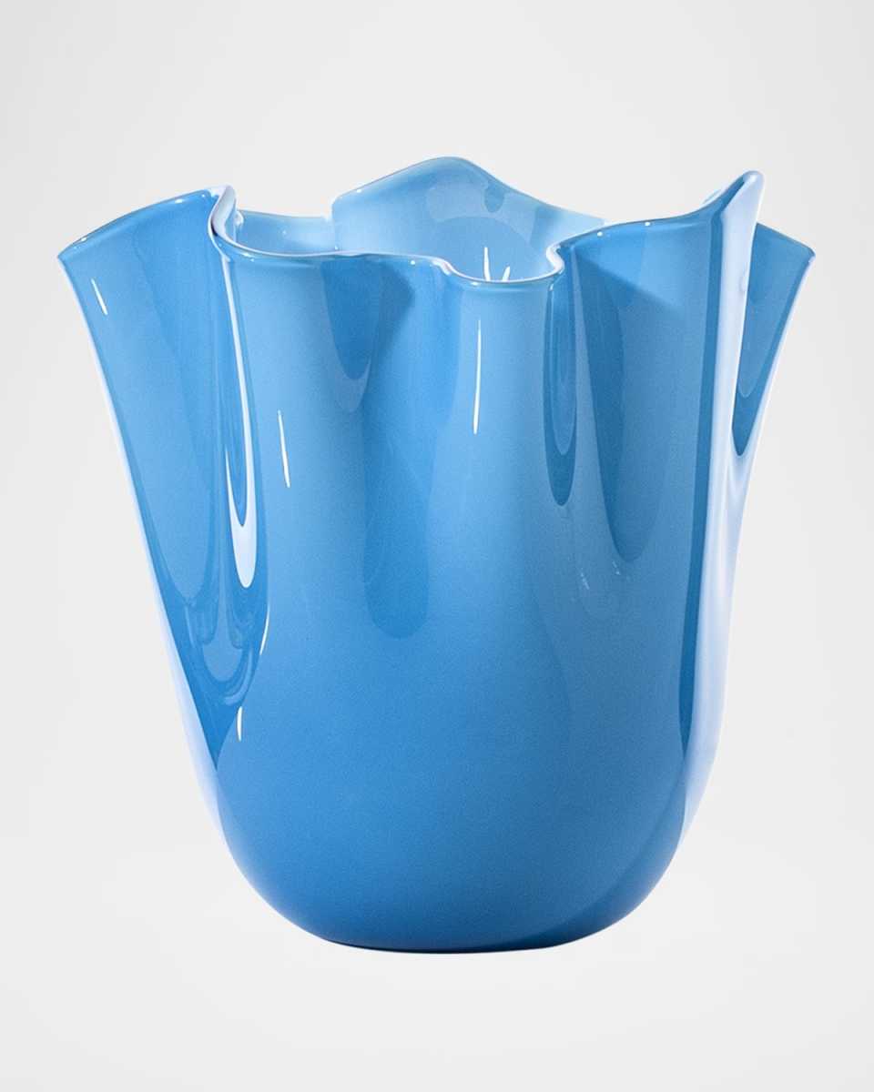 Venini Fazzoletto Vase, 9.5"